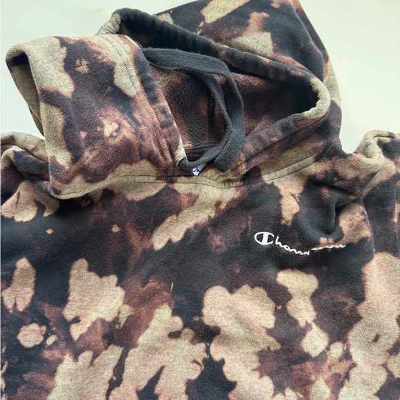 Champion bleach died Pattern Hoodie - Picture 4 of 7